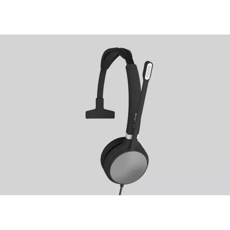 Yealink UH36 Mono Zestaw słuchawkowy Przewodowy Pałąk na głowę Biuro/Call center USB Typ-A Czarny, Srebrny