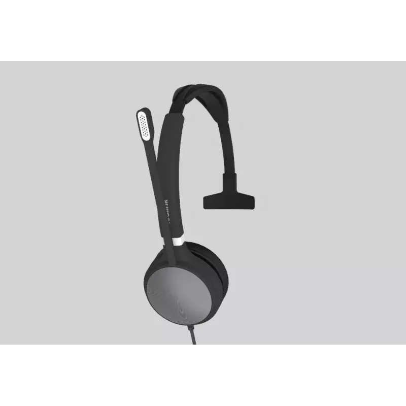 Yealink UH36 Mono Zestaw słuchawkowy Przewodowy Pałąk na głowę Biuro/Call center USB Typ-A Czarny, Srebrny