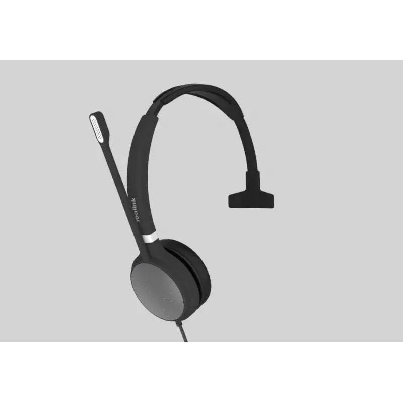 Yealink UH36 Mono Zestaw słuchawkowy Przewodowy Pałąk na głowę Biuro/Call center USB Typ-A Czarny, Srebrny