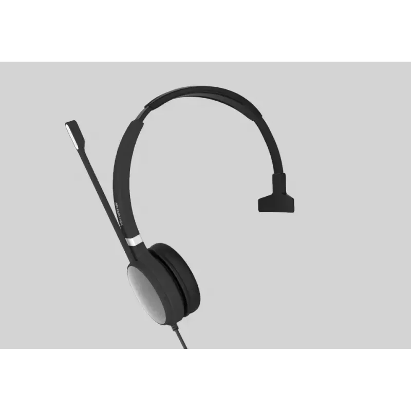 Yealink UH36 Mono Zestaw słuchawkowy Przewodowy Pałąk na głowę Biuro/Call center USB Typ-A Czarny, Srebrny
