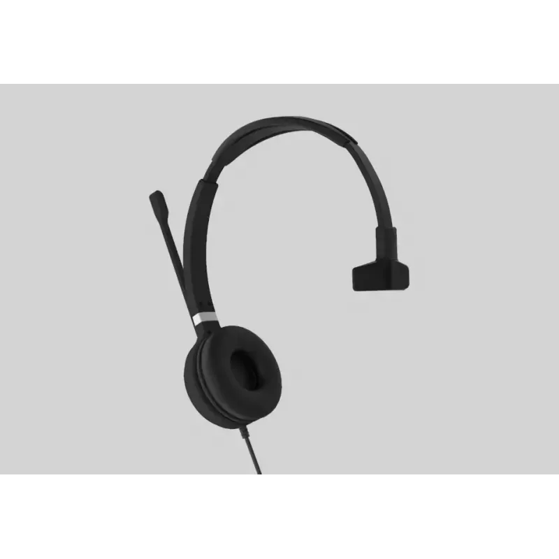 Yealink UH36 Mono Zestaw słuchawkowy Przewodowy Pałąk na głowę Biuro/Call center USB Typ-A Czarny, Srebrny