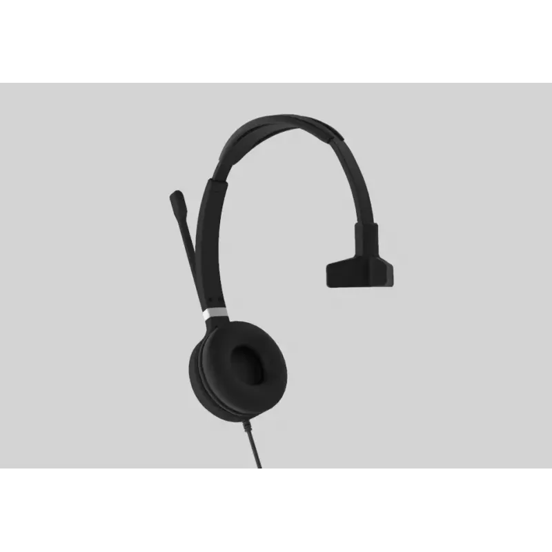 Yealink UH36 Mono Zestaw słuchawkowy Przewodowy Pałąk na głowę Biuro/Call center USB Typ-A Czarny, Srebrny