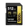 Flash Memory Lexar 512 GB UHS-II SDXC Professional 1800x