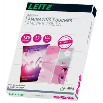 Folia do laminowania Leitz iLAM Premium, A5, 125 mikronów, 100 szt.