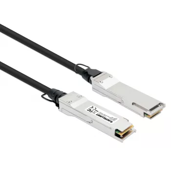 Intellinet 2m 40G QSFP+ pasywny kabel miedziany bezpośredniego podłączenia Twinax 30AWG, kompatybilny z MSA QSFP-H40G-CU2M