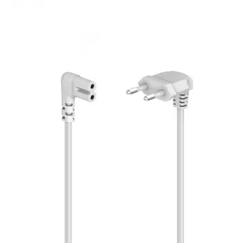 Hama 00223281 kabel zasilający Biały 1,5 m wtyk C7
