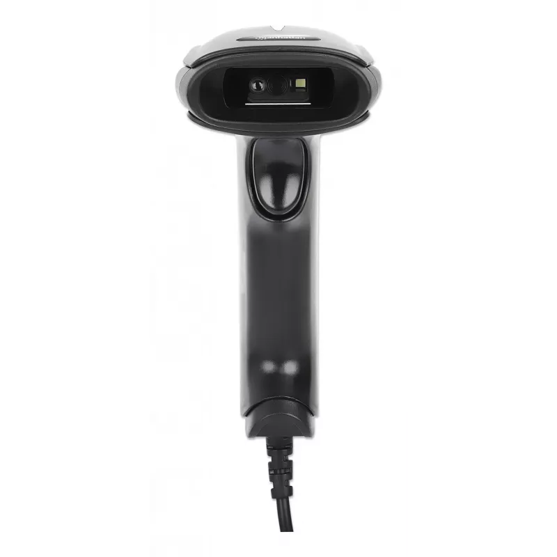 Manhattan Kontaktowy, reczny skaner kodów kreskowych CCD, USB, szerokość skanowania 60 mm, kabel 152 cm, maks. oświetlenie otoczenia 5 000 luksów (światło słoneczne), czarny, trzyletnia gwarancja
