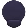 Podkładka pod nadgarstek z żelem i mata pod mysz Manhattan, niebieska, 241 × 203 × 40 mm, antypoślizgowa podstawa, dożywotnia gwarancja, opakowanie detaliczne