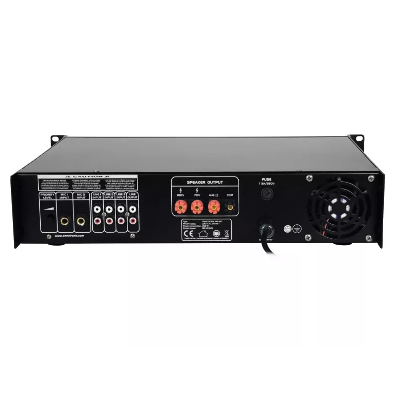 Wzmacniacz audio Omnitronic 80709630 Performance/scena Czarny