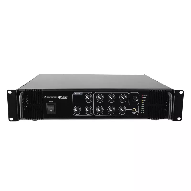 Wzmacniacz audio Omnitronic 80709630 Performance/scena Czarny