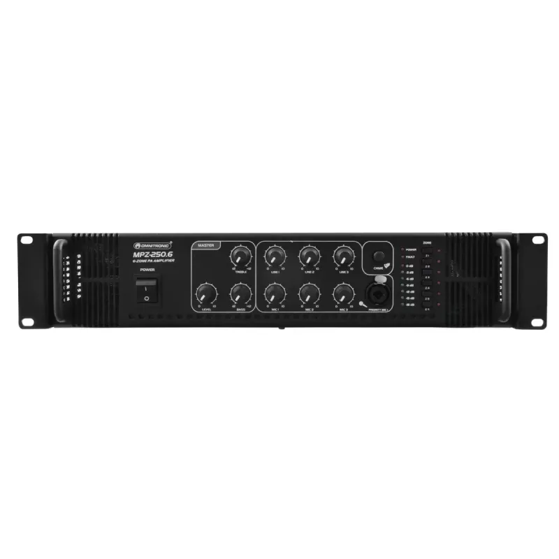 Wzmacniacz audio Omnitronic 80709731 Performance/stage Czarny