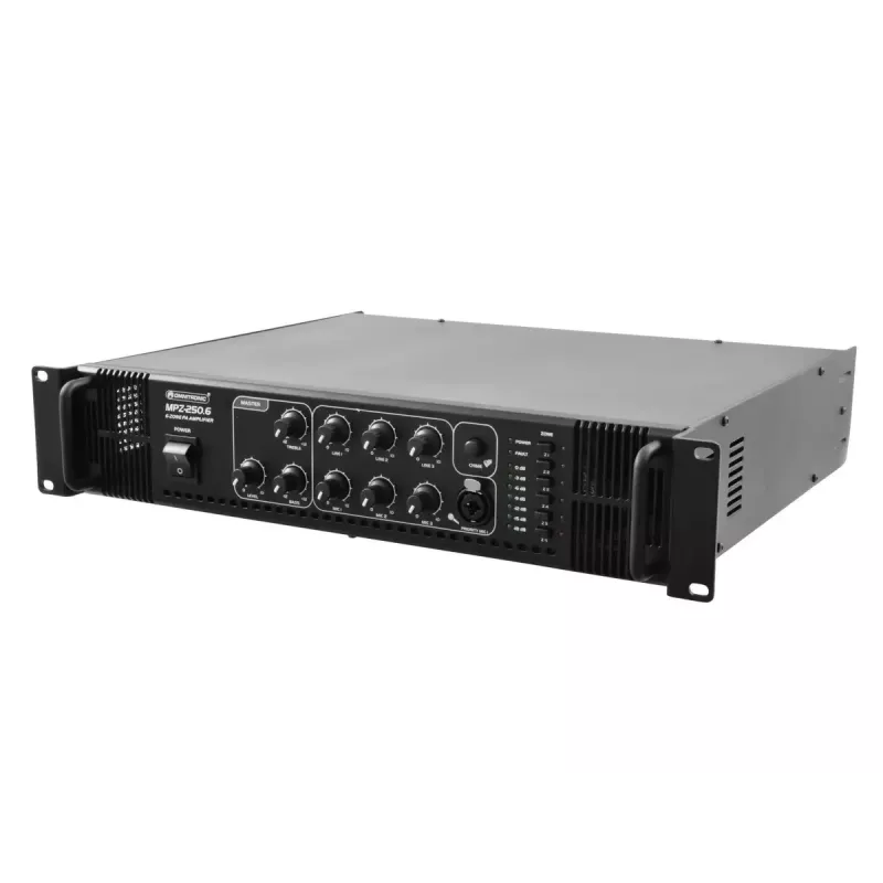 Wzmacniacz audio Omnitronic 80709731 Performance/stage Czarny