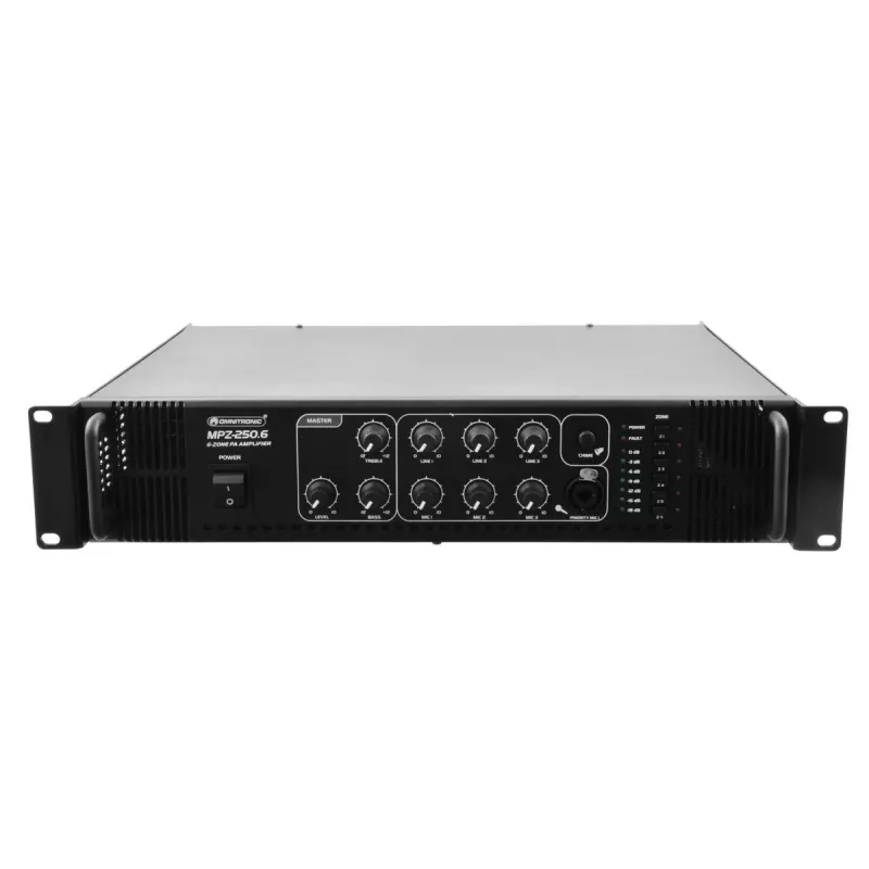 Wzmacniacz audio Omnitronic 80709731 Performance/stage Czarny