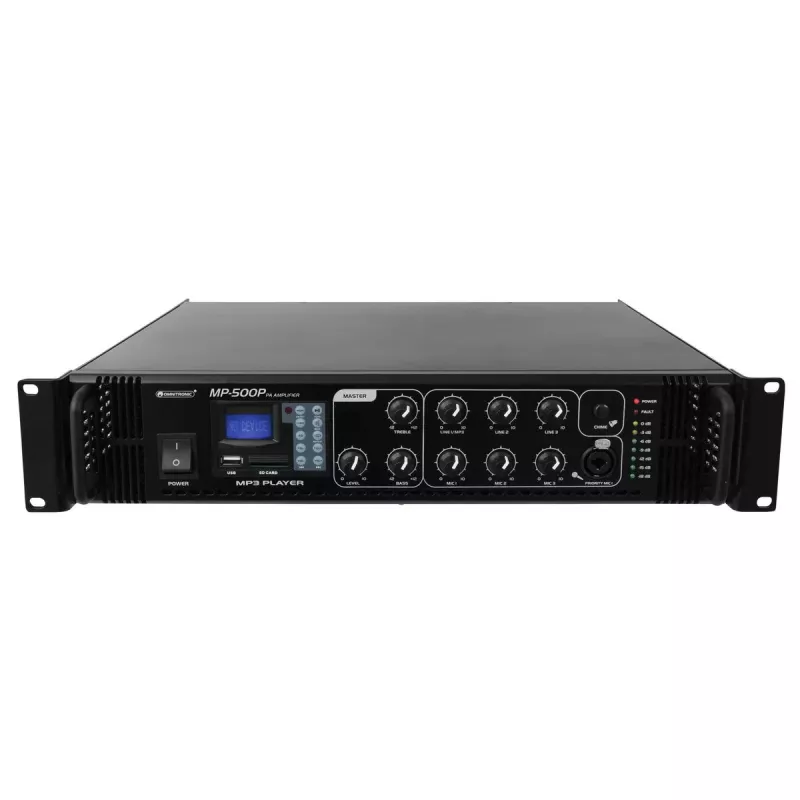 Wzmacniacz audio Omnitronic 80709650 Performance/sceniczny Czarny