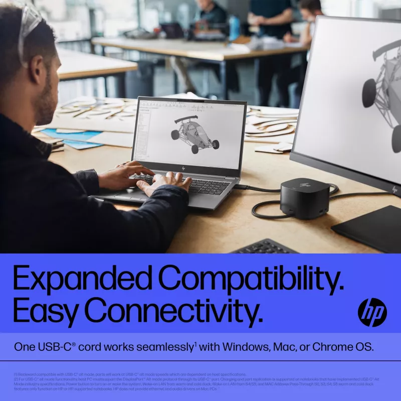 HP Thunderbolt Dock 280W G4 przewodowa stacja dokująca Thunderbolt 4 czarna