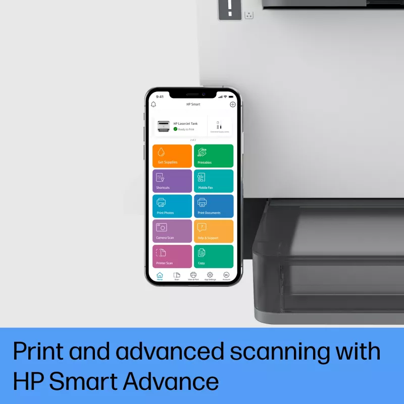 HP LaserJet Tank 2604dw Bezprzewodowa Wielofunkcyjna Drukarka Czarno-Biała, Kopiarka, Skaner; Dupleks