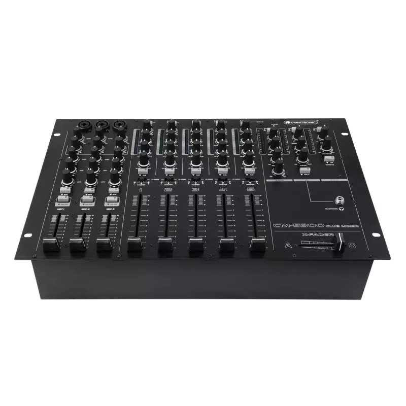 Mikser Omnitronic CM-5300 5-kanałowy 20 - 20000 Hz Czarny