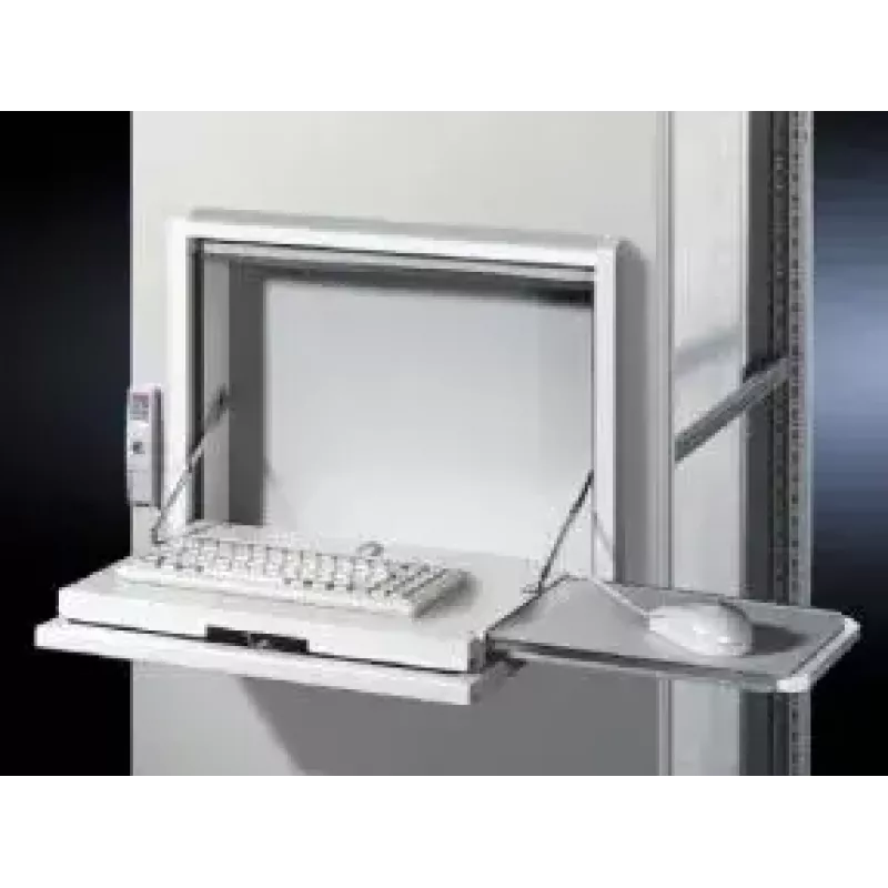 Obudowa naścienna Rittal SZ 2379.600 — szafa rack 8U, biała, aluminium/stal, 482,6×126×355 mm