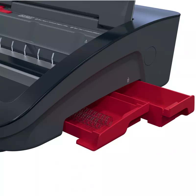 GBC WireBind® WB15E Elektryczna bindownica, Bindownica drutowa, Elektryczna, 125 arkuszy, Czarna, Czerwona