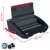 GBC WireBind® WB15E Elektryczna bindownica, Bindownica drutowa, Elektryczna, 125 arkuszy, Czarna, Czerwona