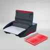 GBC WireBind® WB15E Elektryczna bindownica, Bindownica drutowa, Elektryczna, 125 arkuszy, Czarna, Czerwona