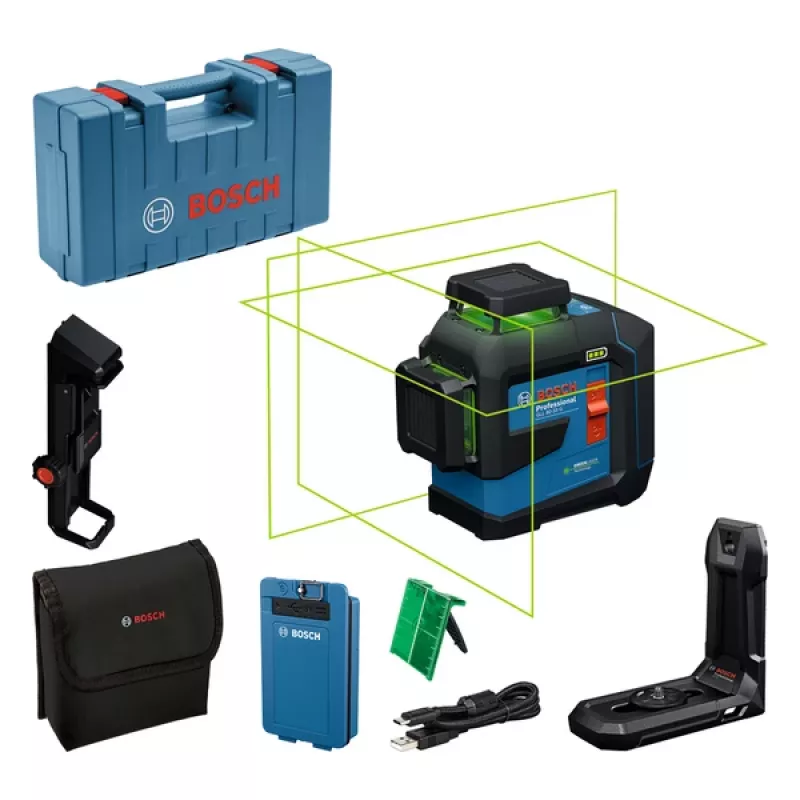 Bosch GLL 80-33 G Poziomica liniowa 30 m 500-540 nm (< 10mW)