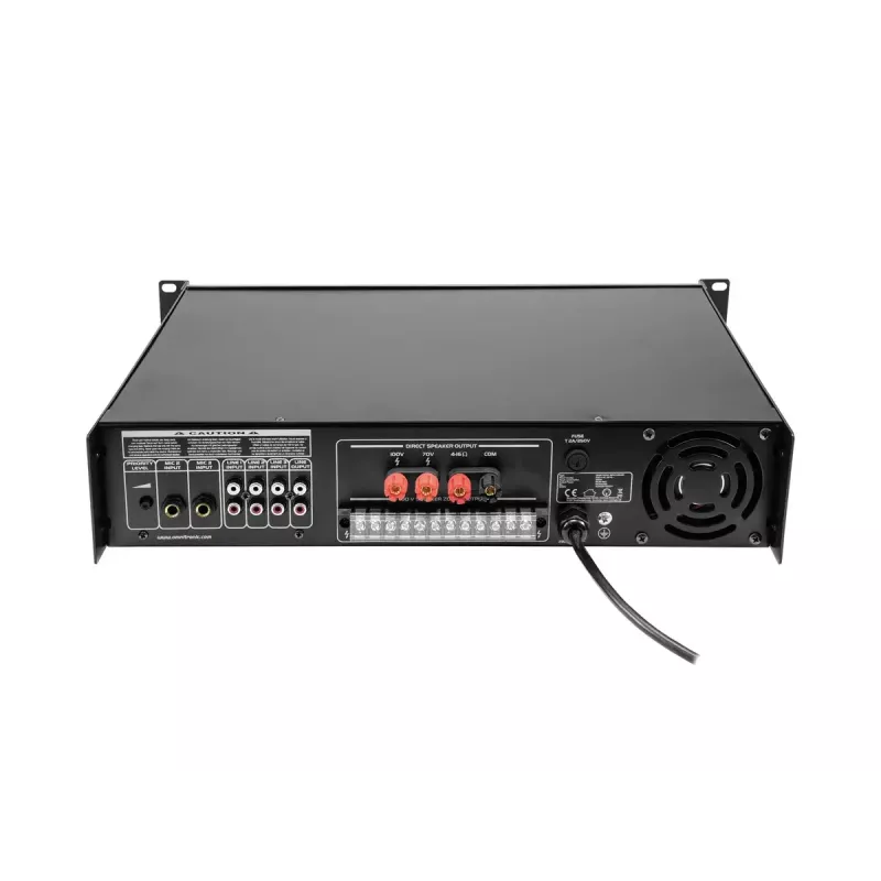 Wzmacniacz audio Omnitronic 80709782 180W Klasa A/B Czarny