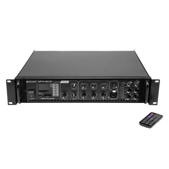 Wzmacniacz audio Omnitronic 80709782 180W Klasa A/B Czarny