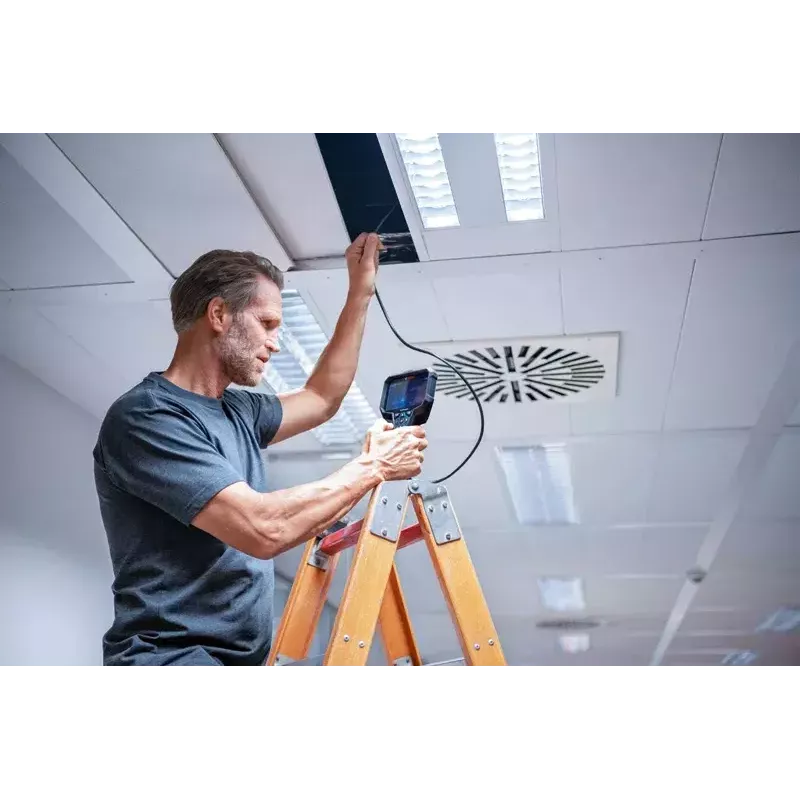 Bosch GIC 12V-5-27 C PROFESSIONAL przemysłowa kamera inspekcyjna 8,3 mm sonda giętka IP67, IP54