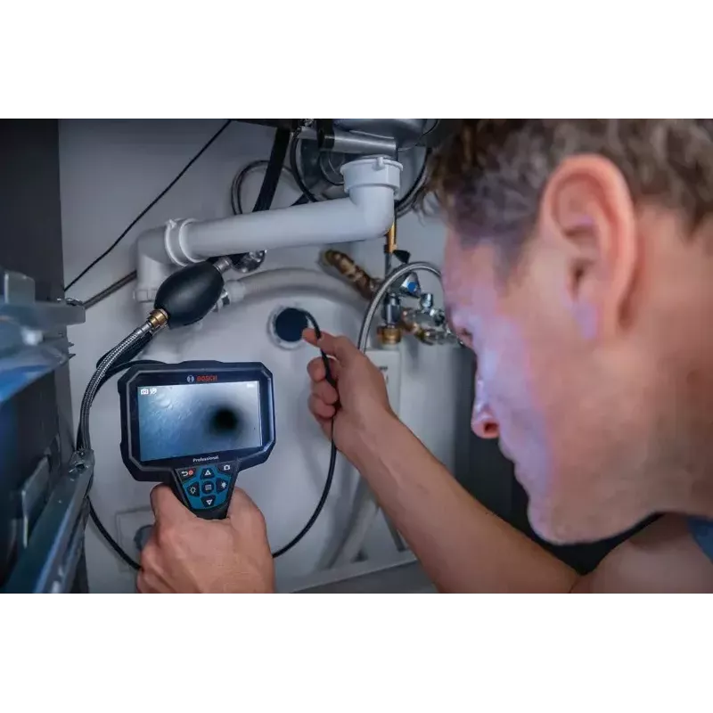 Bosch GIC 12V-5-27 C PROFESSIONAL przemysłowa kamera inspekcyjna 8,3 mm sonda giętka IP67, IP54