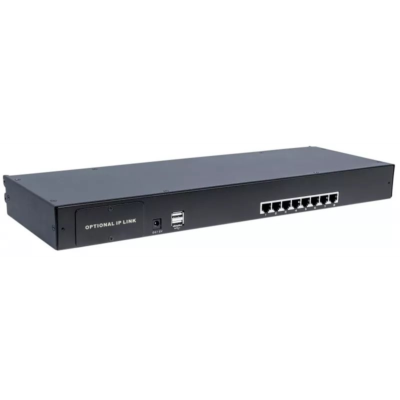 Intellinet Modular 8-Port CAT5 VGA KVM Switch, do stosowania z numerami produktów 507622, 507738, 507981, 507998, 508025, 508032, 508049 i 508056