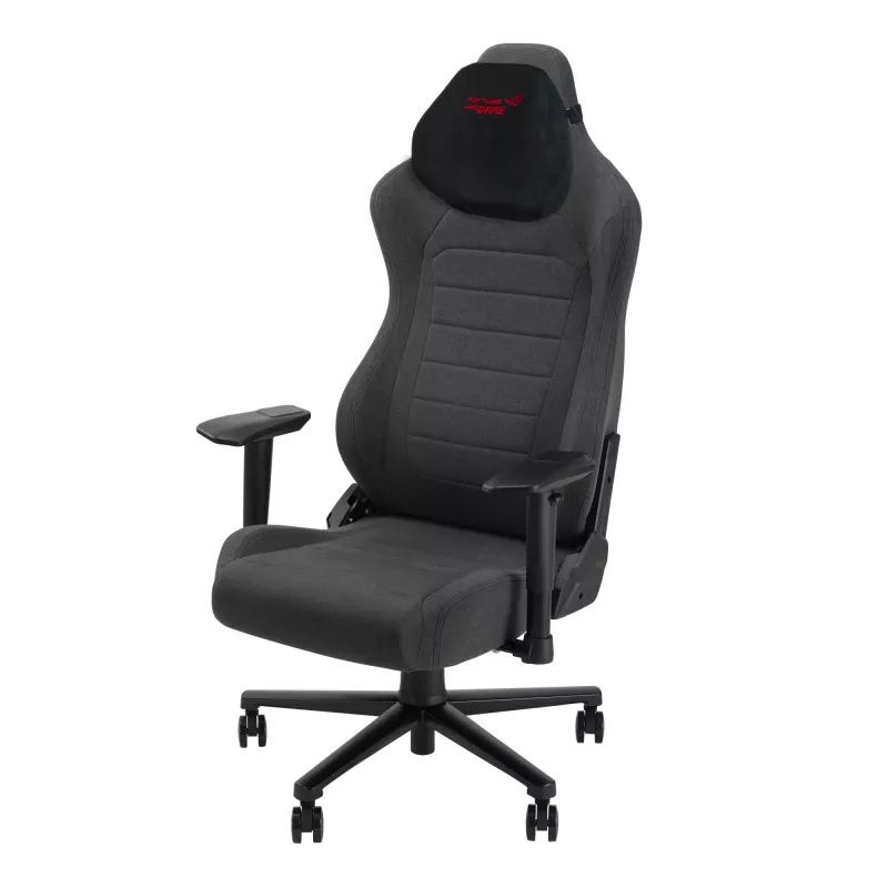 ASUS SL201C ROG Aethon Fabric Edition uniwersalny fotel gamingowy tapicerowany wyściełane siedzisko szary