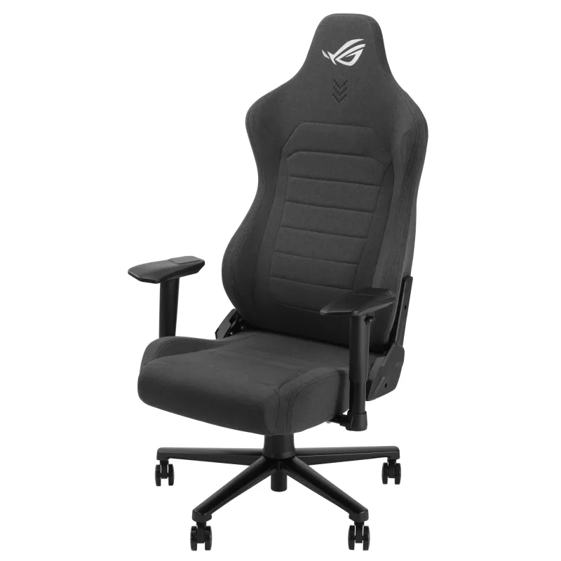 ASUS SL201C ROG Aethon Fabric Edition uniwersalny fotel gamingowy tapicerowany wyściełane siedzisko szary