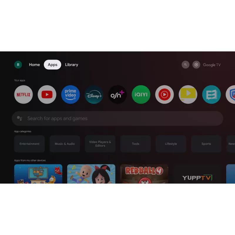 TORNADO 65UA3400X | 65” Bezramkowy telewizor Google TV 4K UHD z HDR10 i HLG