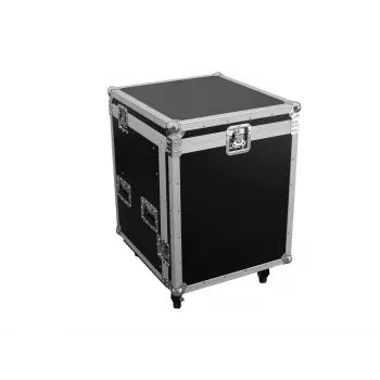 Flight case Roadinger 3010999M ze sklejki, czarny, srebrny, 25 kg