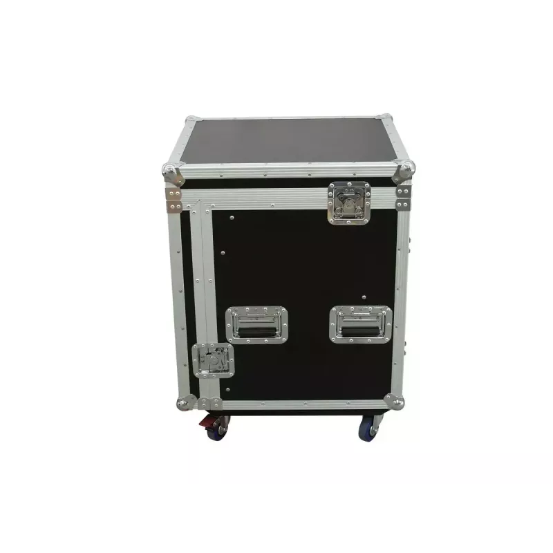 Flight case Roadinger 3010999M ze sklejki, czarny, srebrny, 25 kg