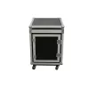 Flight case Roadinger 3010999M ze sklejki, czarny, srebrny, 25 kg