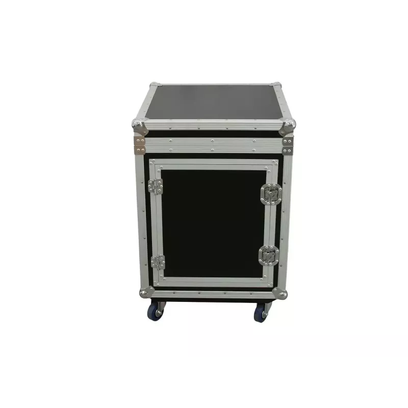 Flight case Roadinger 3010999M ze sklejki, czarny, srebrny, 25 kg