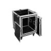 Flight case Roadinger 3010999M ze sklejki, czarny, srebrny, 25 kg