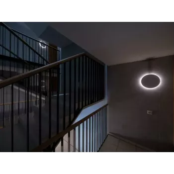 Lampa sufitowa Steinel RS PRO R20 plus SC, okrągła, zintegrowany LED 15,86 W, biała, 350×55 mm, czujnik ruchu