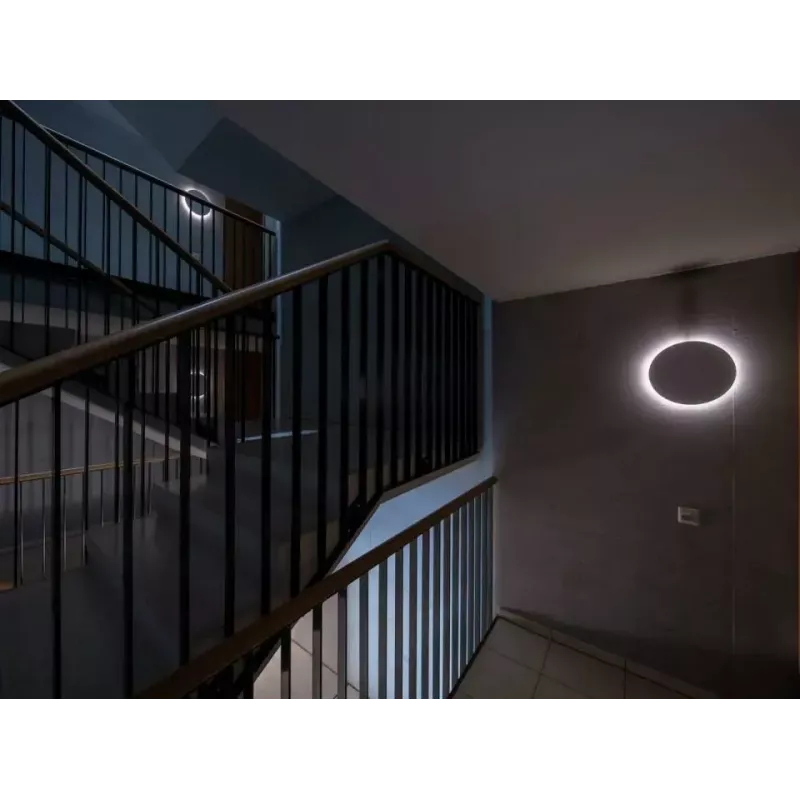 Lampa sufitowa Steinel RS PRO R20 plus SC, okrągła, zintegrowany LED 15,86 W, biała, 350×55 mm, czujnik ruchu