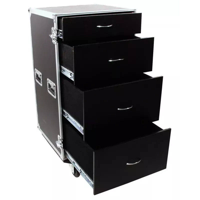 Flight case Roadinger 30126432 Plywood Czarny Srebrny 64,5 kg