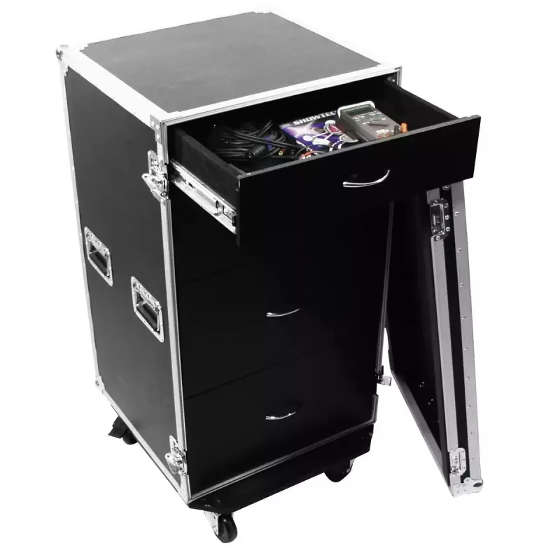 Flight case Roadinger 30126432 Plywood Czarny Srebrny 64,5 kg