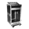 Flight case Roadinger 30110000 Plywood Czarny srebrny