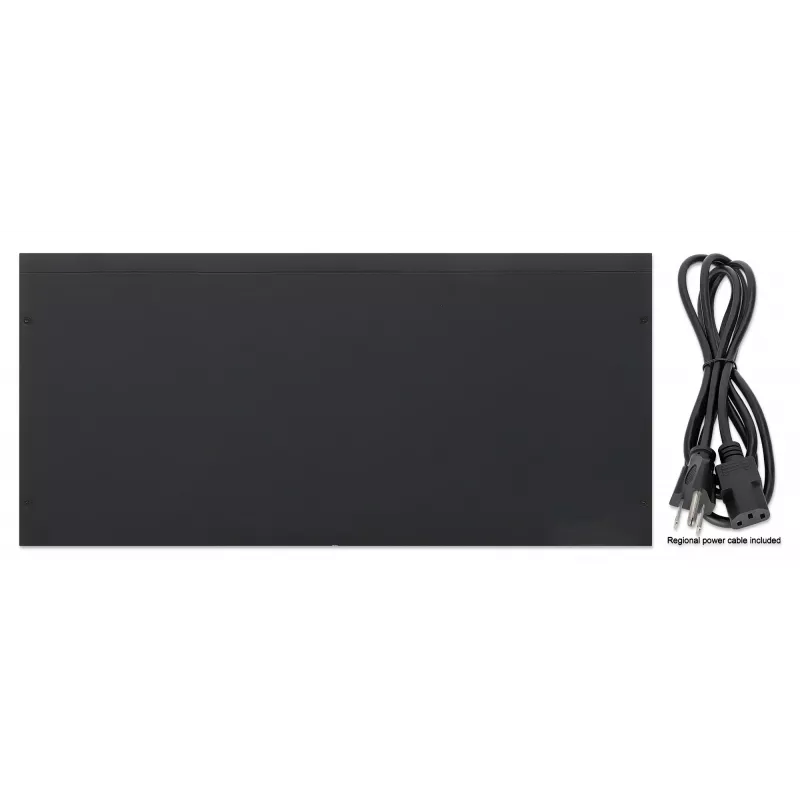 Intellinet 24-portowy gigabitowy Ethernet PoE+ przełącznik zarządzany przez przeglądarkę z 4 gigabitowymi portami combo Base-T/SFP, zgodny z IEEE 802.3at/af Power over Ethernet (PoE+/PoE), 370 W, Endspan, obudowa rack 19 cali