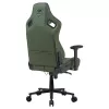 Uniwersalny fotel gamingowy Cougar DEFENSOR S ARMY zielony F — tapicerowane siedzisko, maks. 150 kg, szer. 760 × gł. 690 mm, wys. 129,5–137 cm