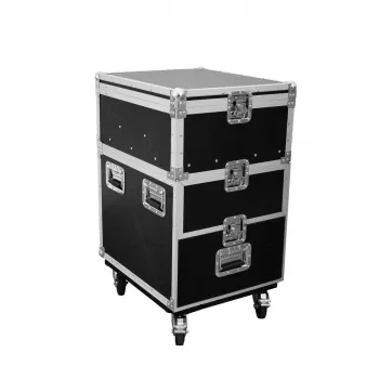 Flight case Roadinger 30126430 Sklejka 38 kg Czarny Srebrny