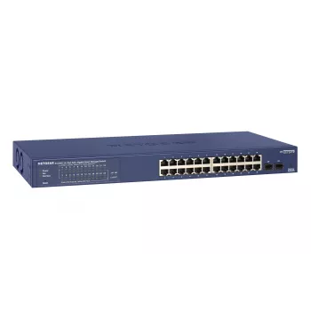 NETGEAR GS724TP Managed L2/L3/L4 Gigabit Ethernet (10/100/1000) Power over Ethernet (PoE) 1U Czarny, Szary
