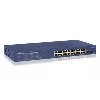 NETGEAR GS724TP Managed L2/L3/L4 Gigabit Ethernet (10/100/1000) Power over Ethernet (PoE) 1U Czarny, Szary