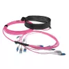 ACT 45 metrów Multimode 50/125 OM4 Preterm kabel światłowodowy 24F LC Polarity Twist